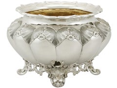 Antique William IV Sterling Silver Slop Bowl, 1835