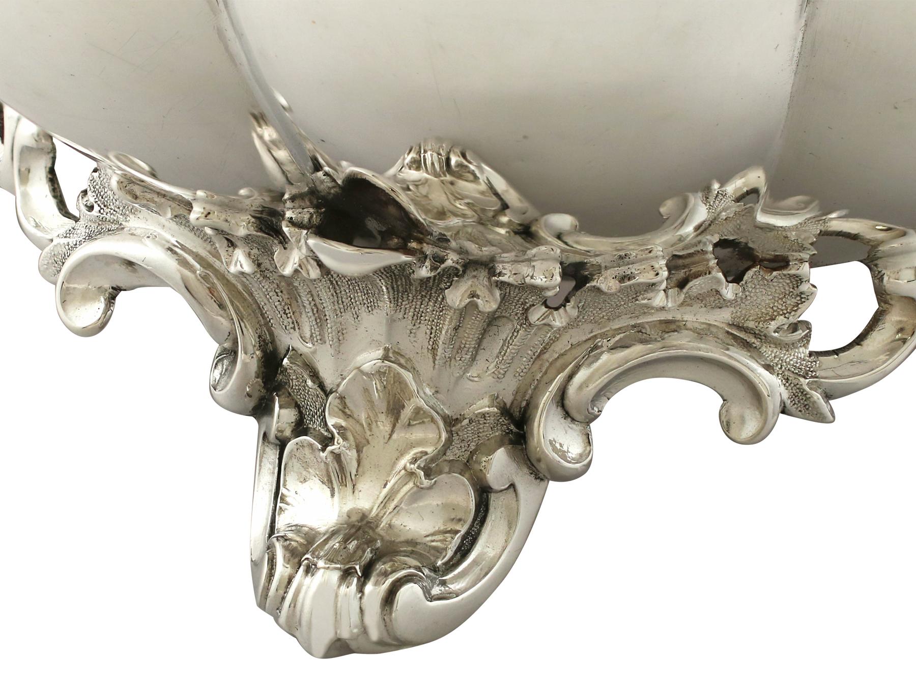 Mid-19th Century Antique William IV Sterling Silver Slop Bowl, 1835