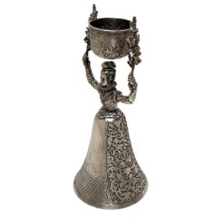 Antique William IV Sterling Silver Wage Cup / Marriage Cup London, England 1832