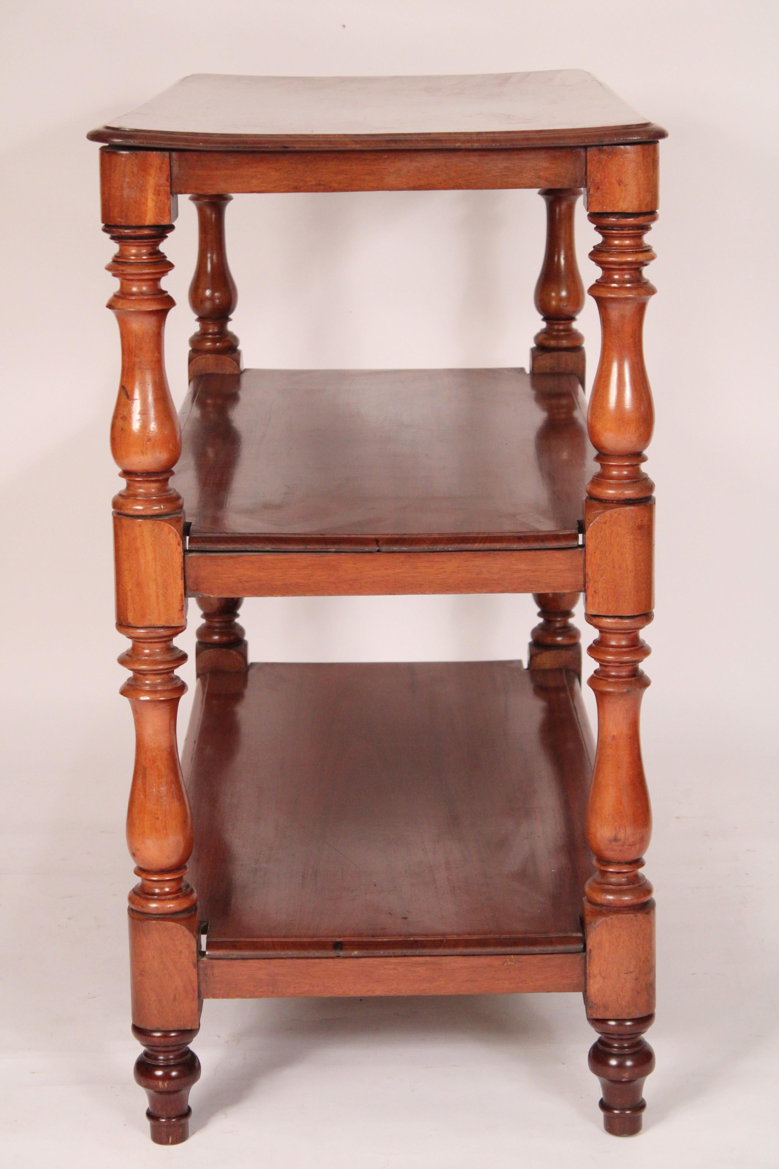 English Antique William IV Style 3 Tier Etagere  For Sale