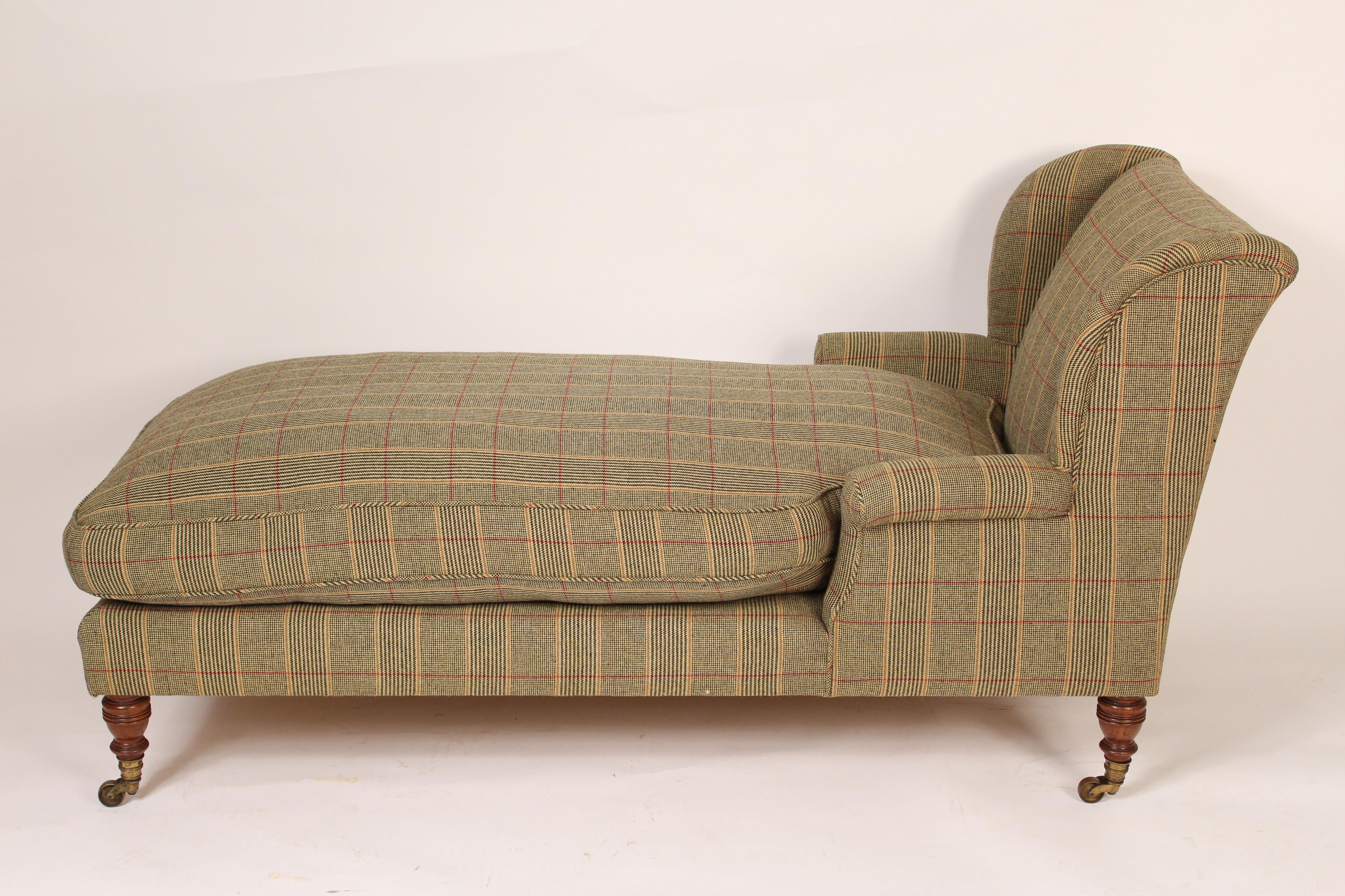 English Antique William iv Style Chaise Lounge by Howard & Sons