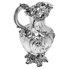 Antique William IV Wine Ewer Claret Jug London, England 1834