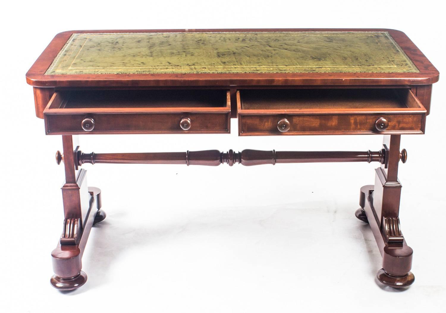 Antique William IV Writing Library Table Johnstone and Jeanes, 19th Century 5
