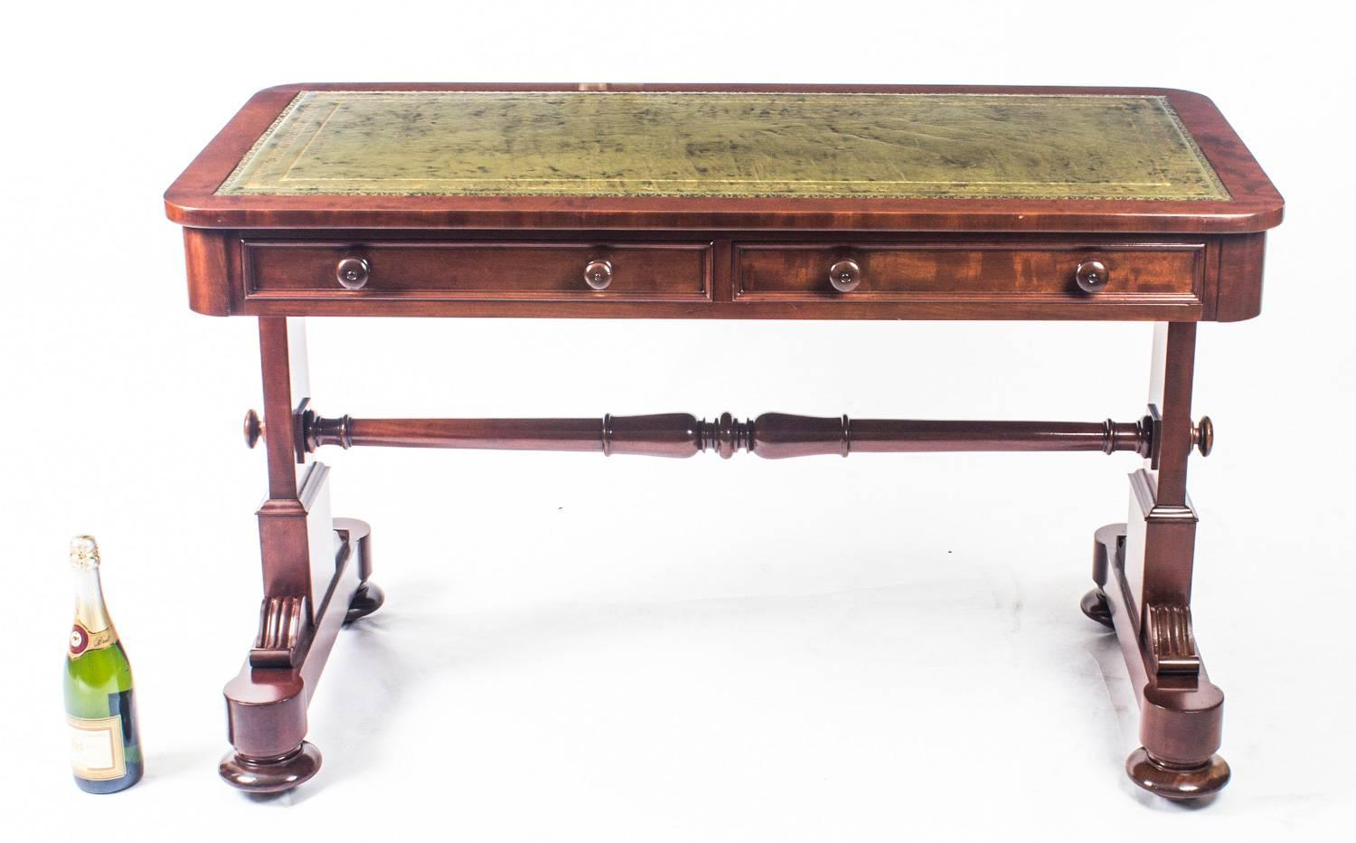 Antique William IV Writing Library Table Johnstone and Jeanes, 19th Century 9