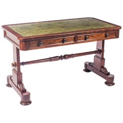 Antique William IV Writing Library Table Johnstone and Jeanes, 19th Century