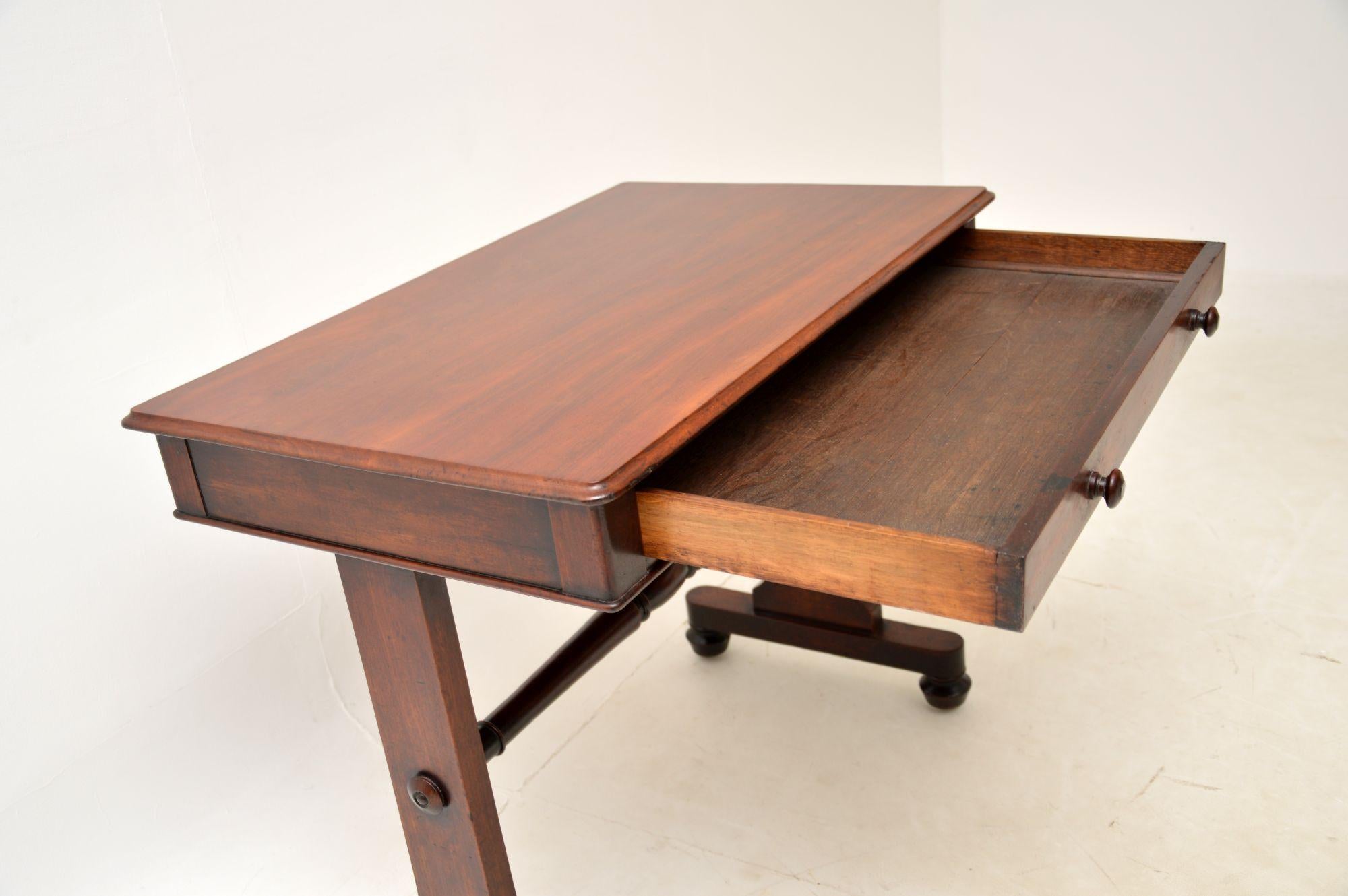 Antique William iv Writing Table / Desk 4