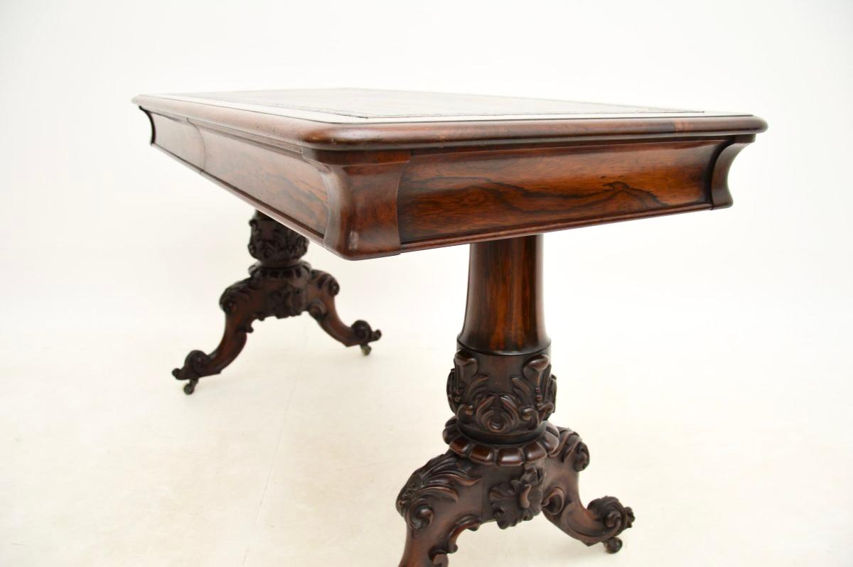 Antique William IV Writing Table / Desk For Sale 4