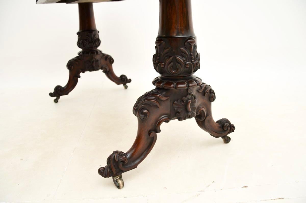 Antique William IV Writing Table / Desk For Sale 5