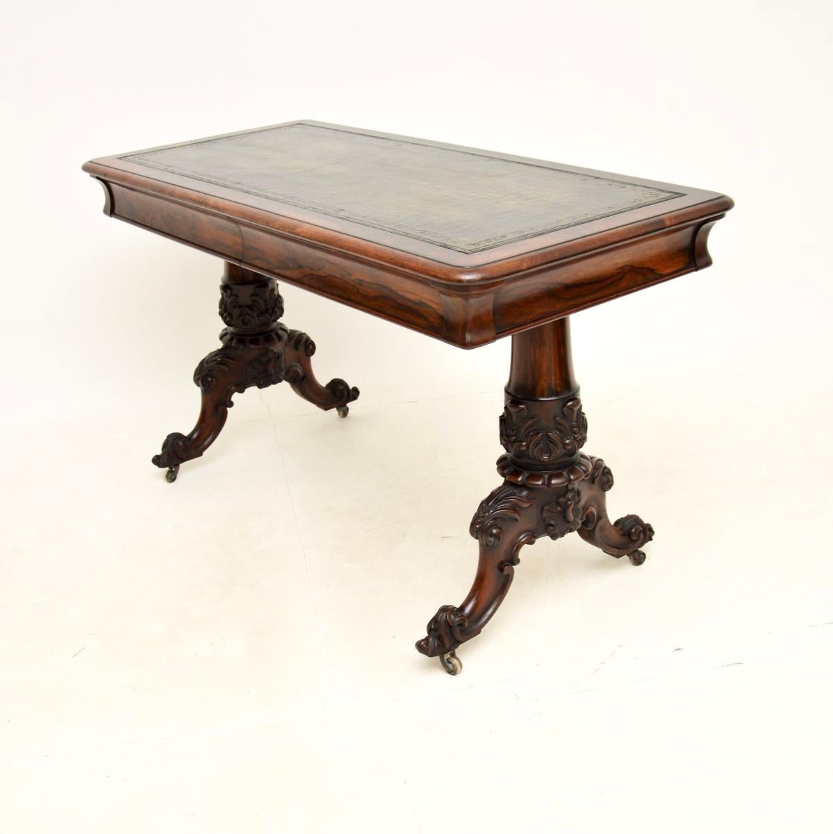 British Antique William IV Writing Table / Desk For Sale
