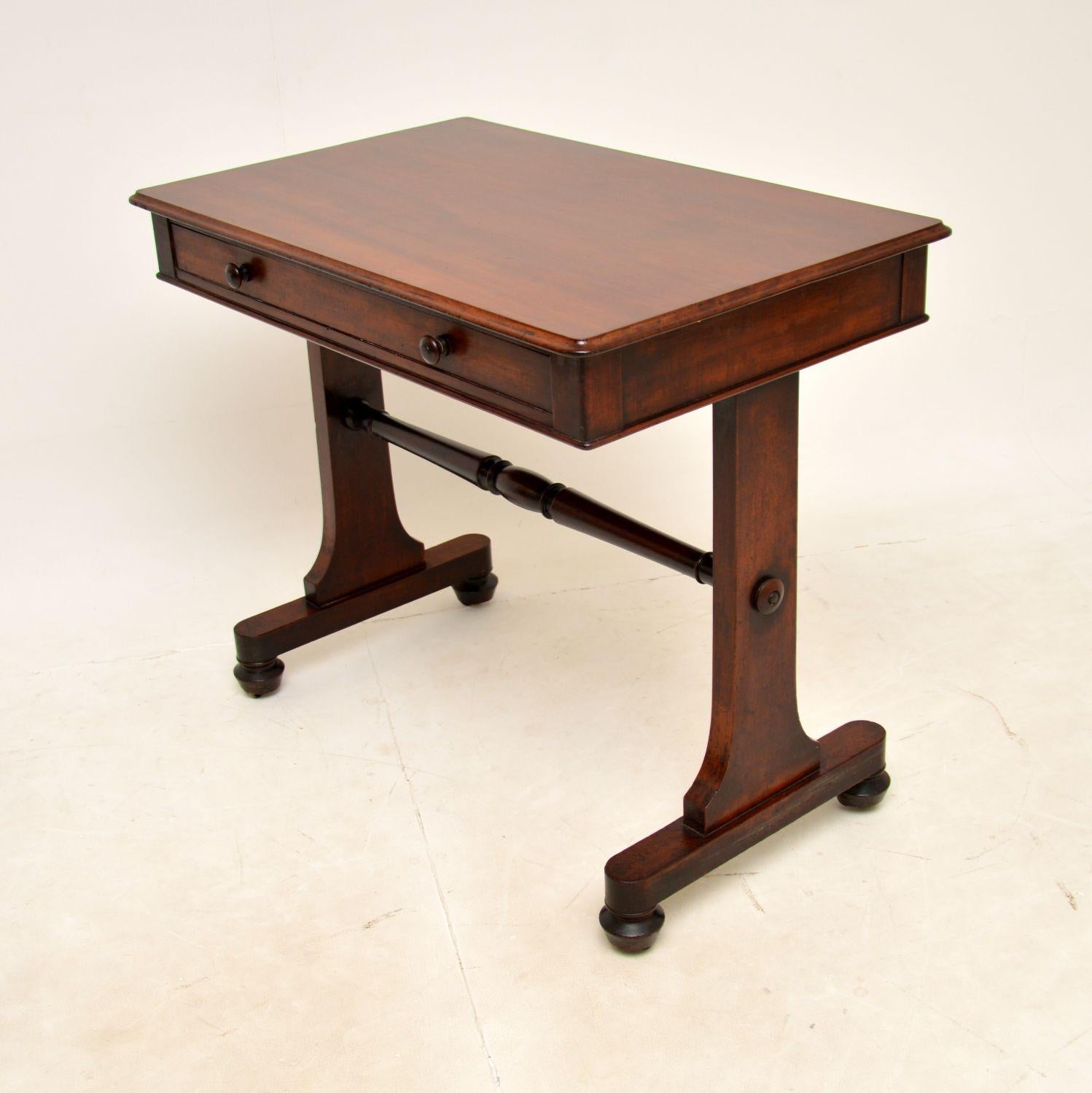 British Antique William iv Writing Table / Desk