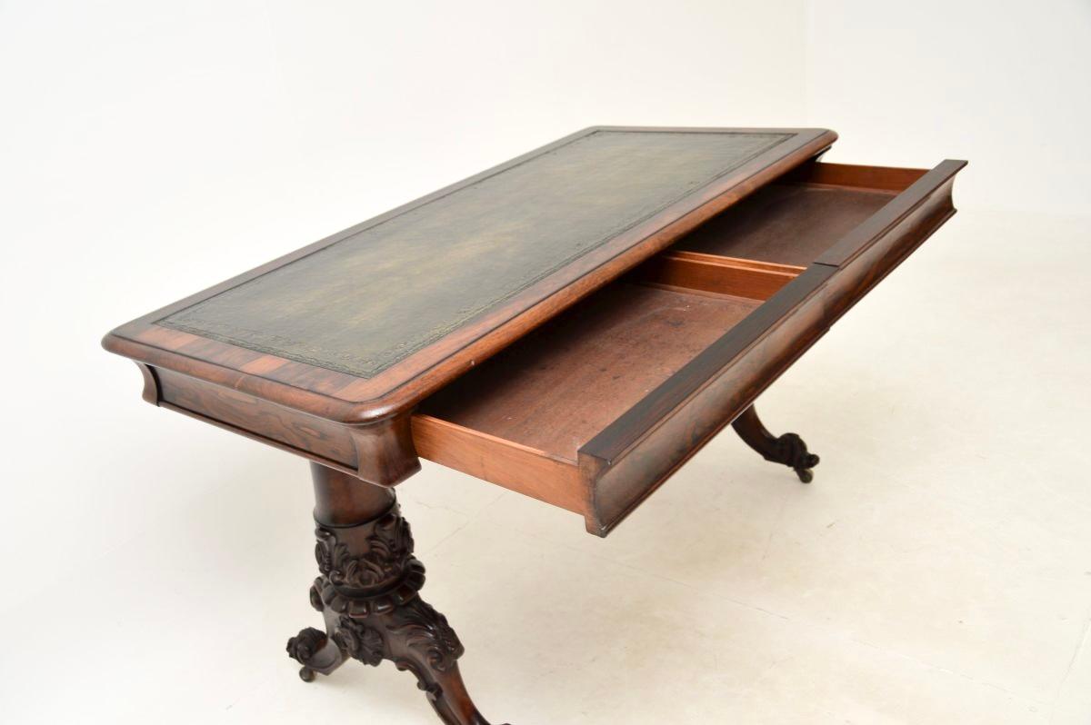 Mid-19th Century Antique William IV Writing Table / Desk For Sale