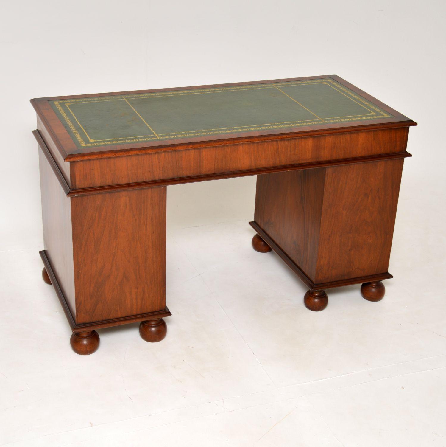William and Mary Antique William & Mary Revival Desk in Walnut