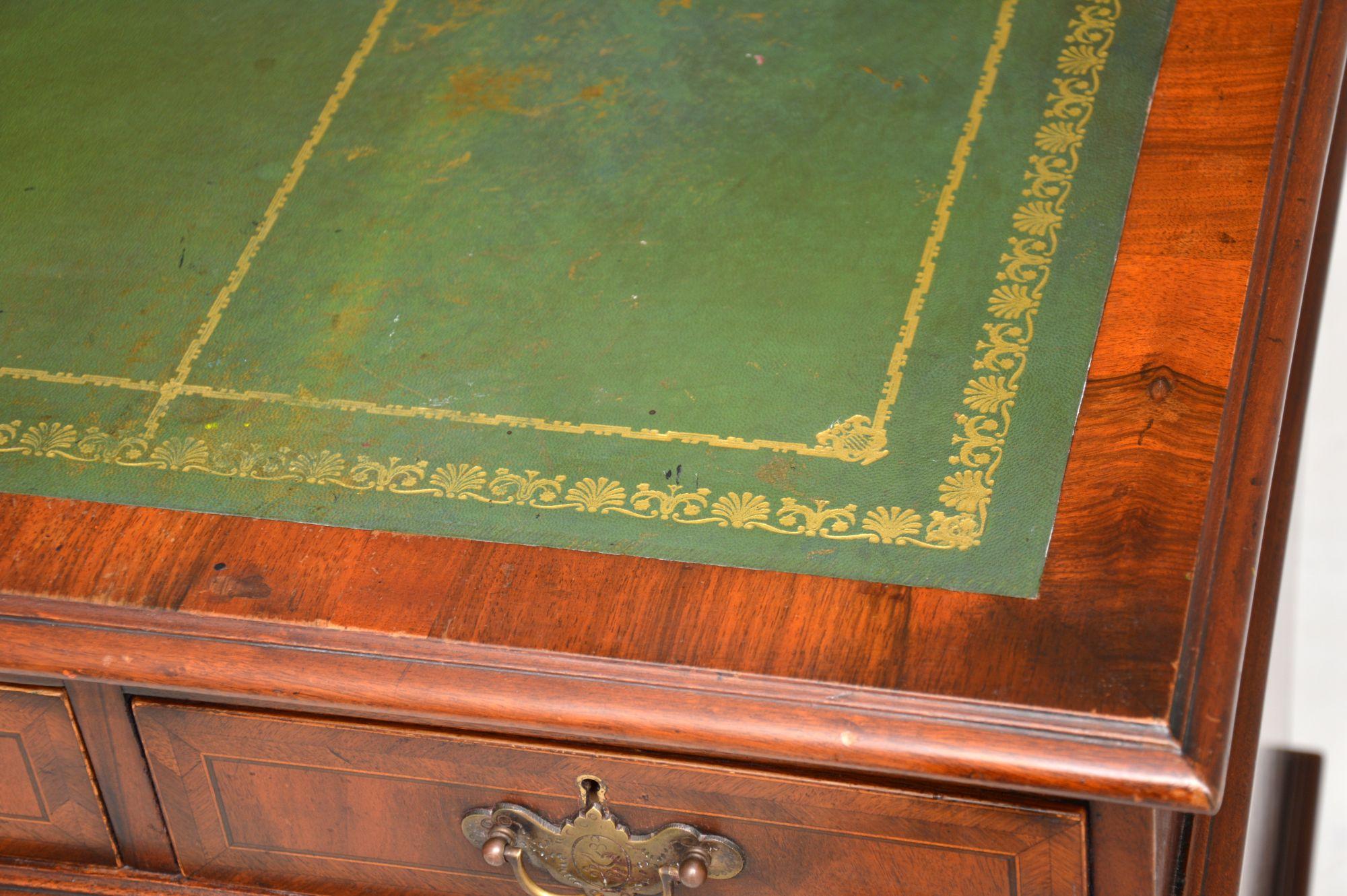 Antique William & Mary Revival Desk in Walnut 1