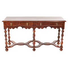 Antique William & Mary Revival Walnut Hall/Serving Table Price