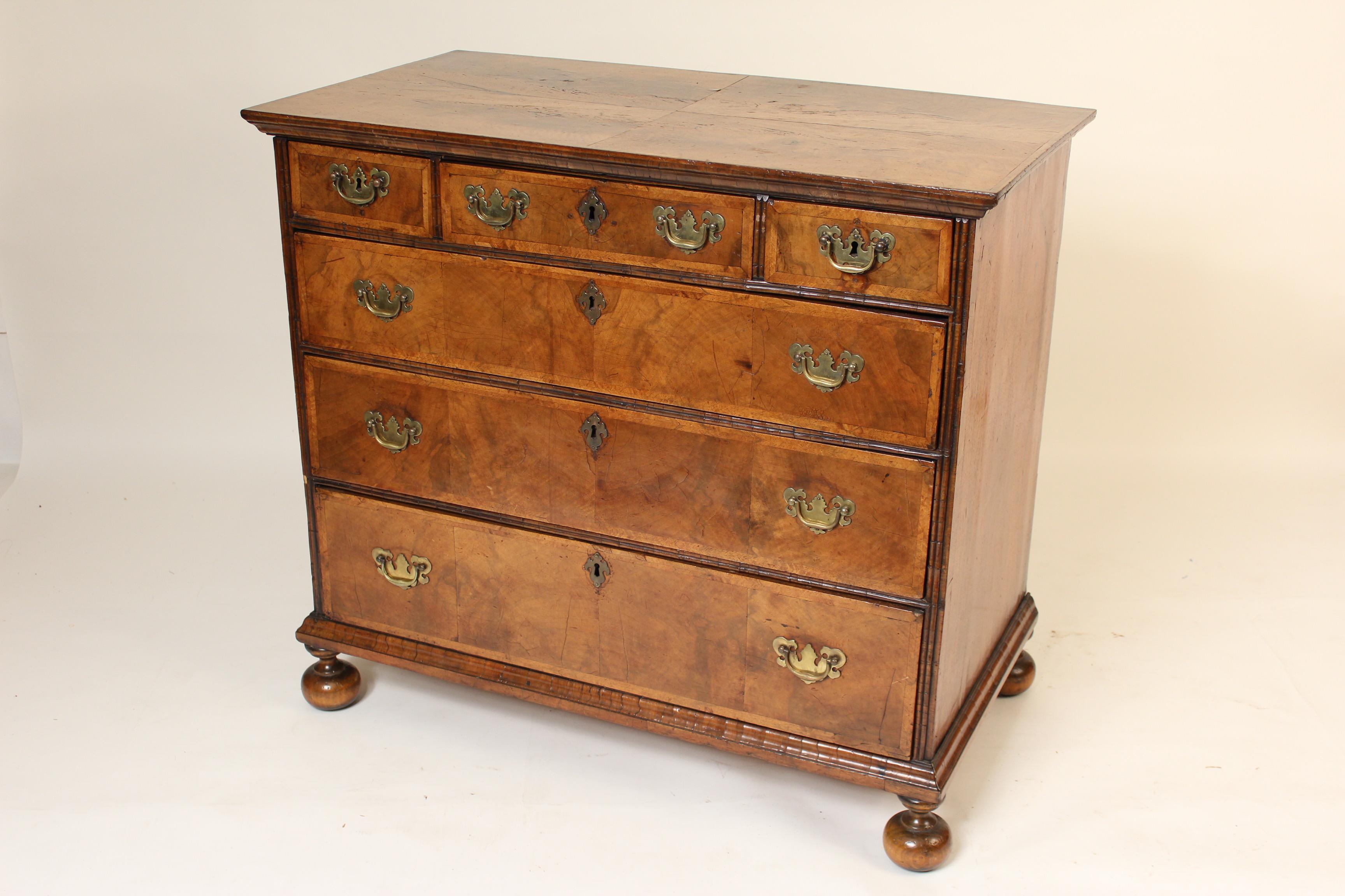 William and Mary Antique William & Mary Style Chest of Drawers