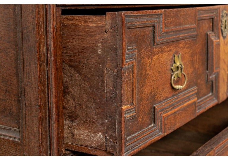 Antique William and Mary Style Chest on Stand For Sale at 1stDibs