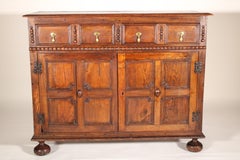 Antiker William & Mary Stil Oak Kabinett