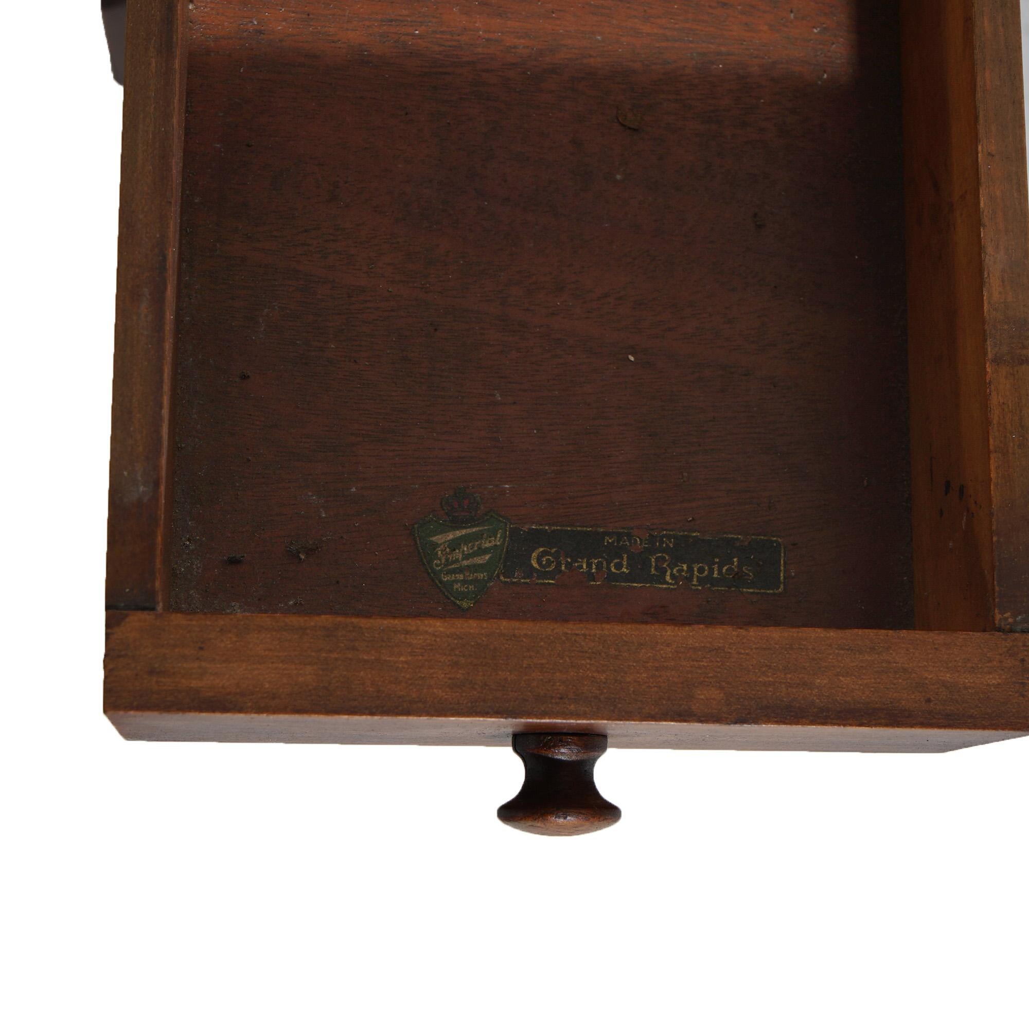 Antique William & Mary Style Octagonal Walnut Drop Leaf Table c1920 7