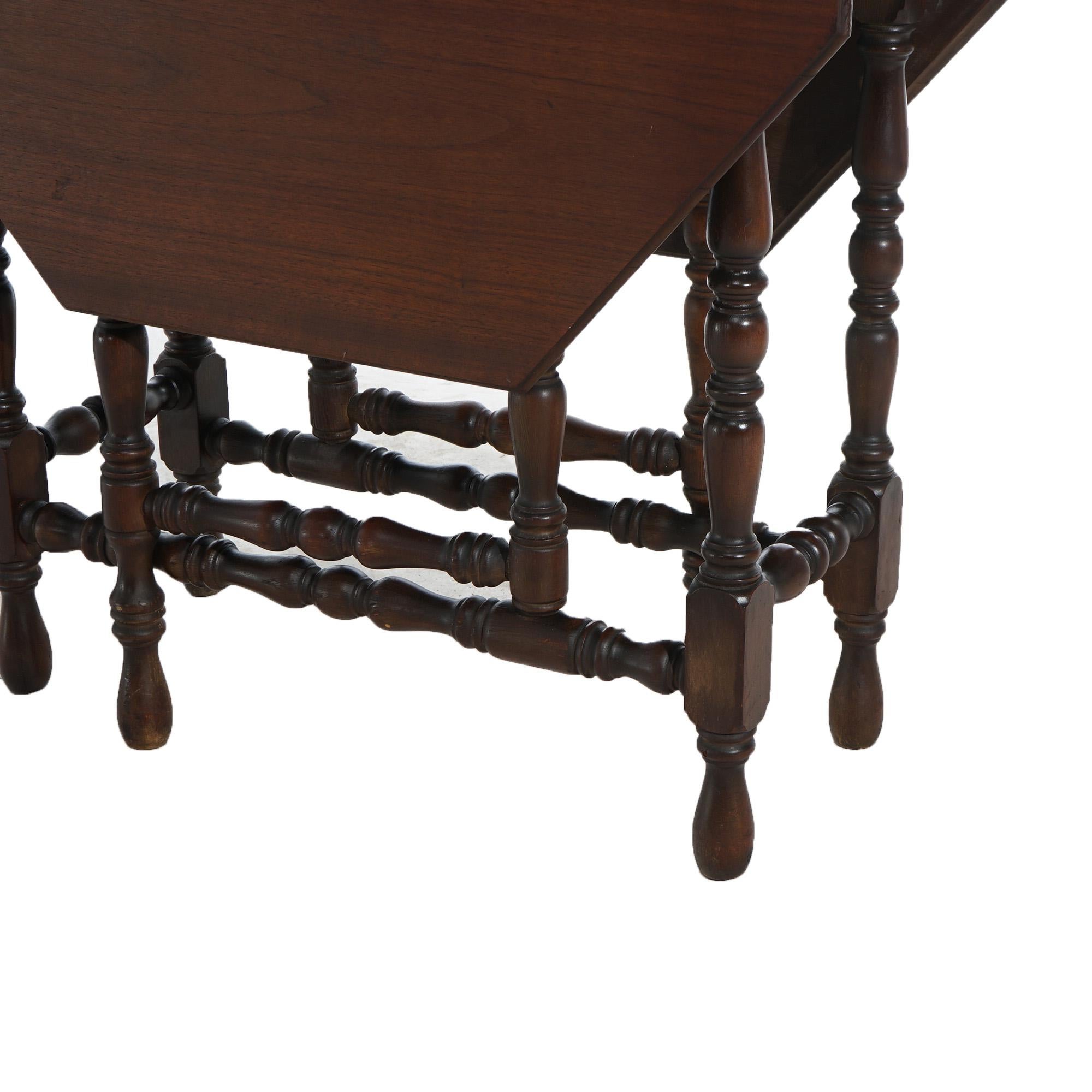 antique small drop leaf table