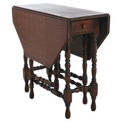 William and Mary Drop-leaf and Pembroke Tables