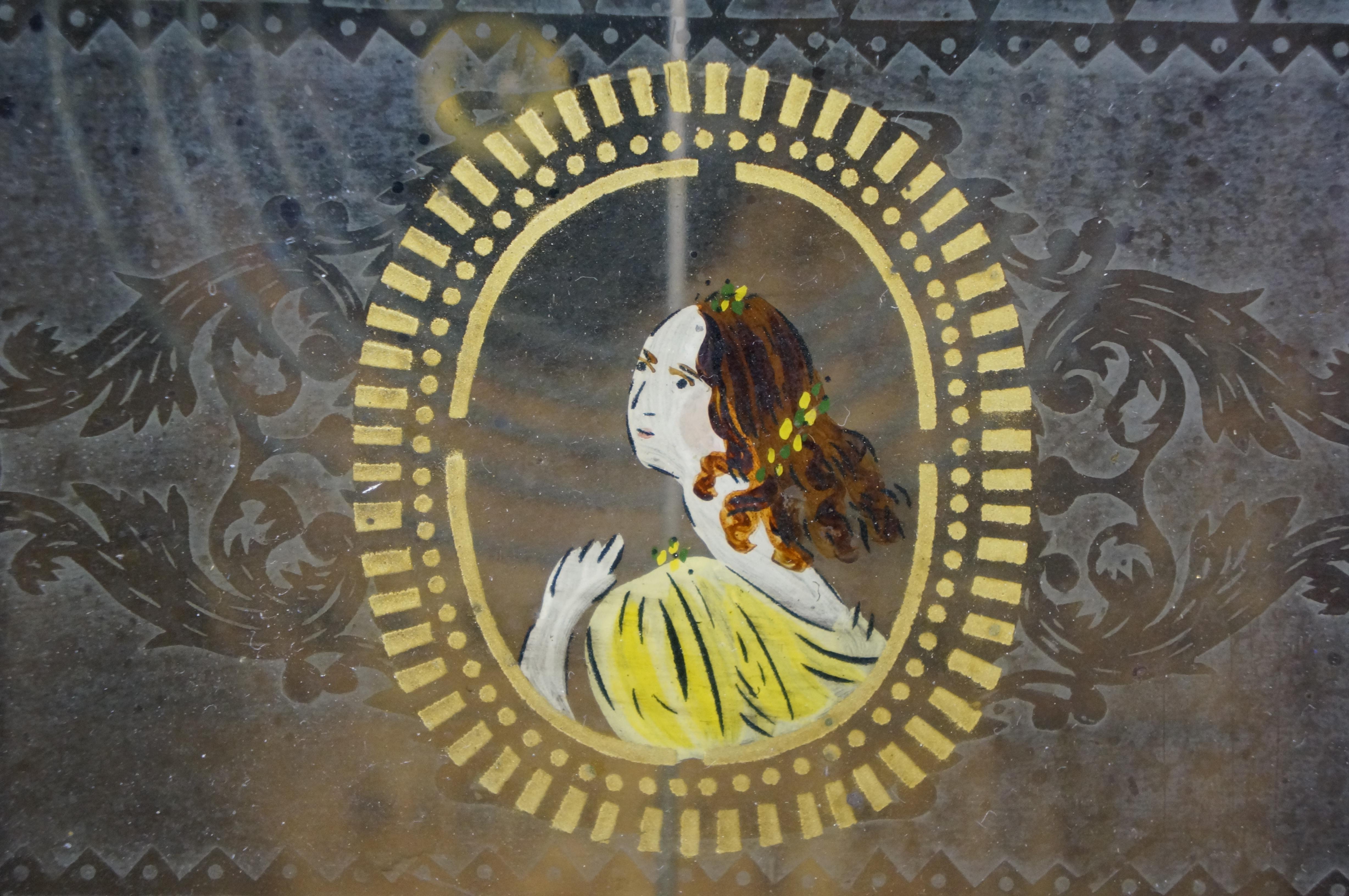 Antique William S. Sperry American Empire Mahogany 8 Day Column Mantel Clock 27