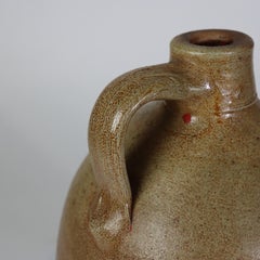 Antique Winchell & Davis Importing Co. of Albany, NY Stoneware Whiskey Jug C1880