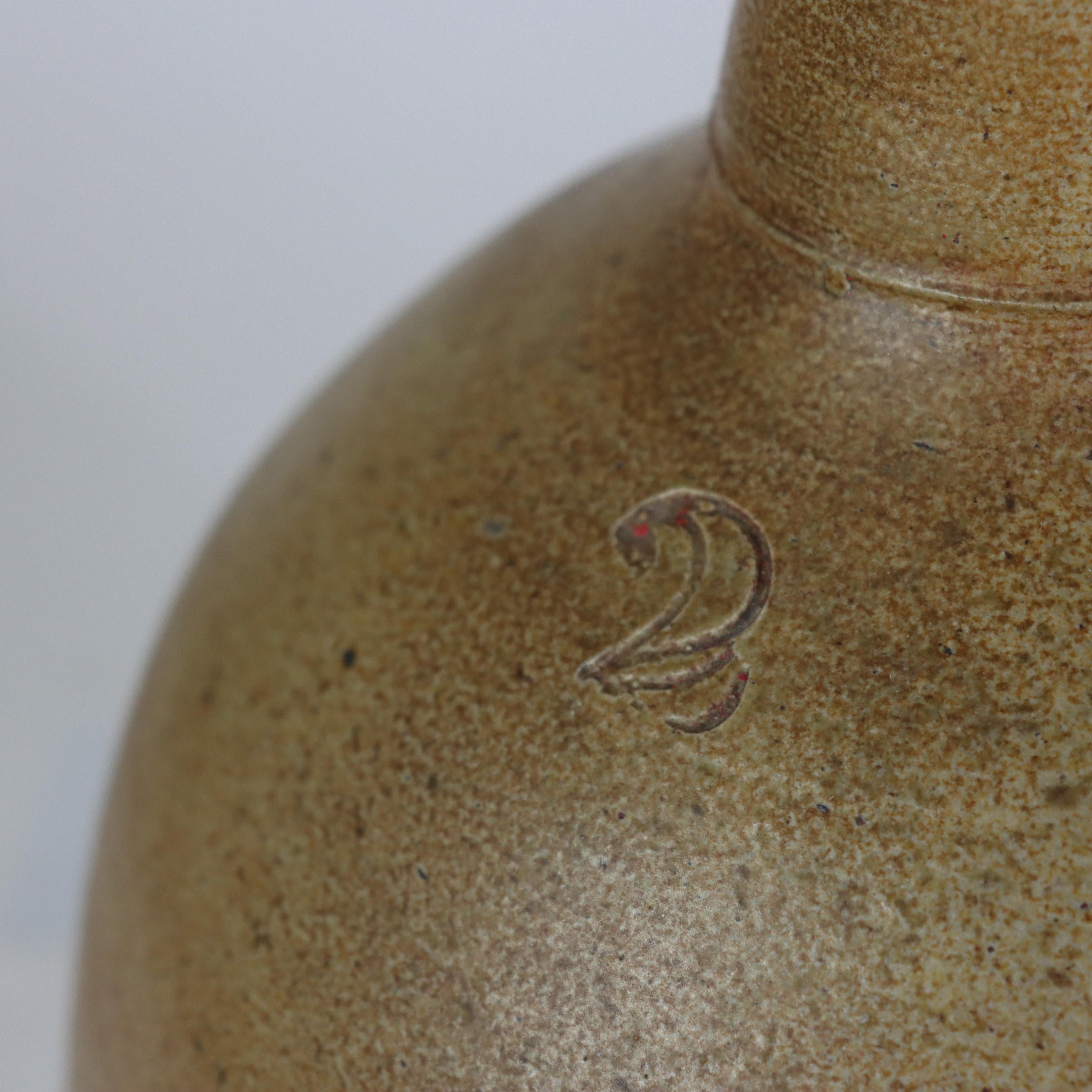 Antigua jarra de whisky de gres de Winchell & Davis Importing Co. de Albany, NY C1880 siglo XIX en venta