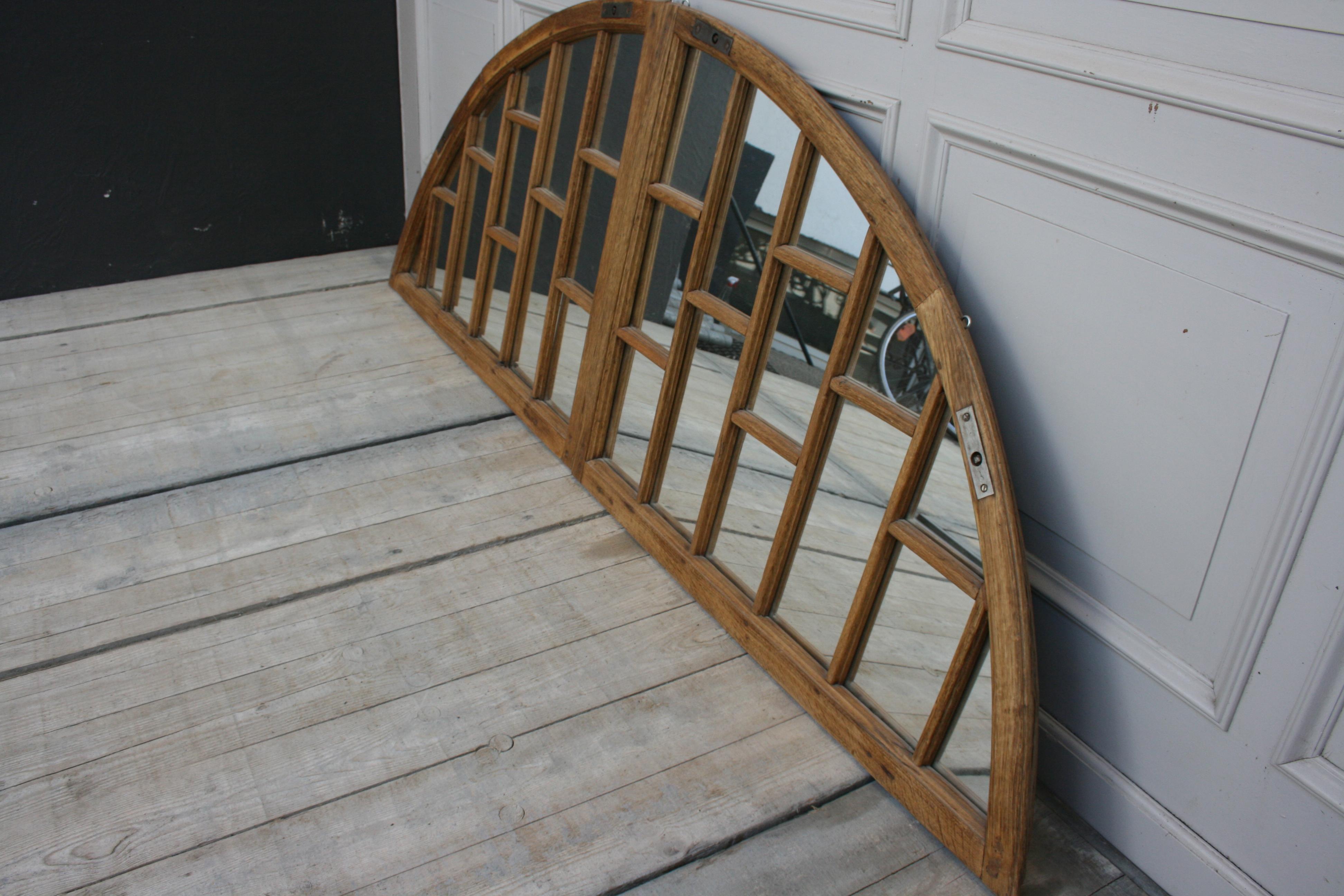 Antique Window Mirror, Swiss Patrician House In Good Condition In Dusseldorf, DE