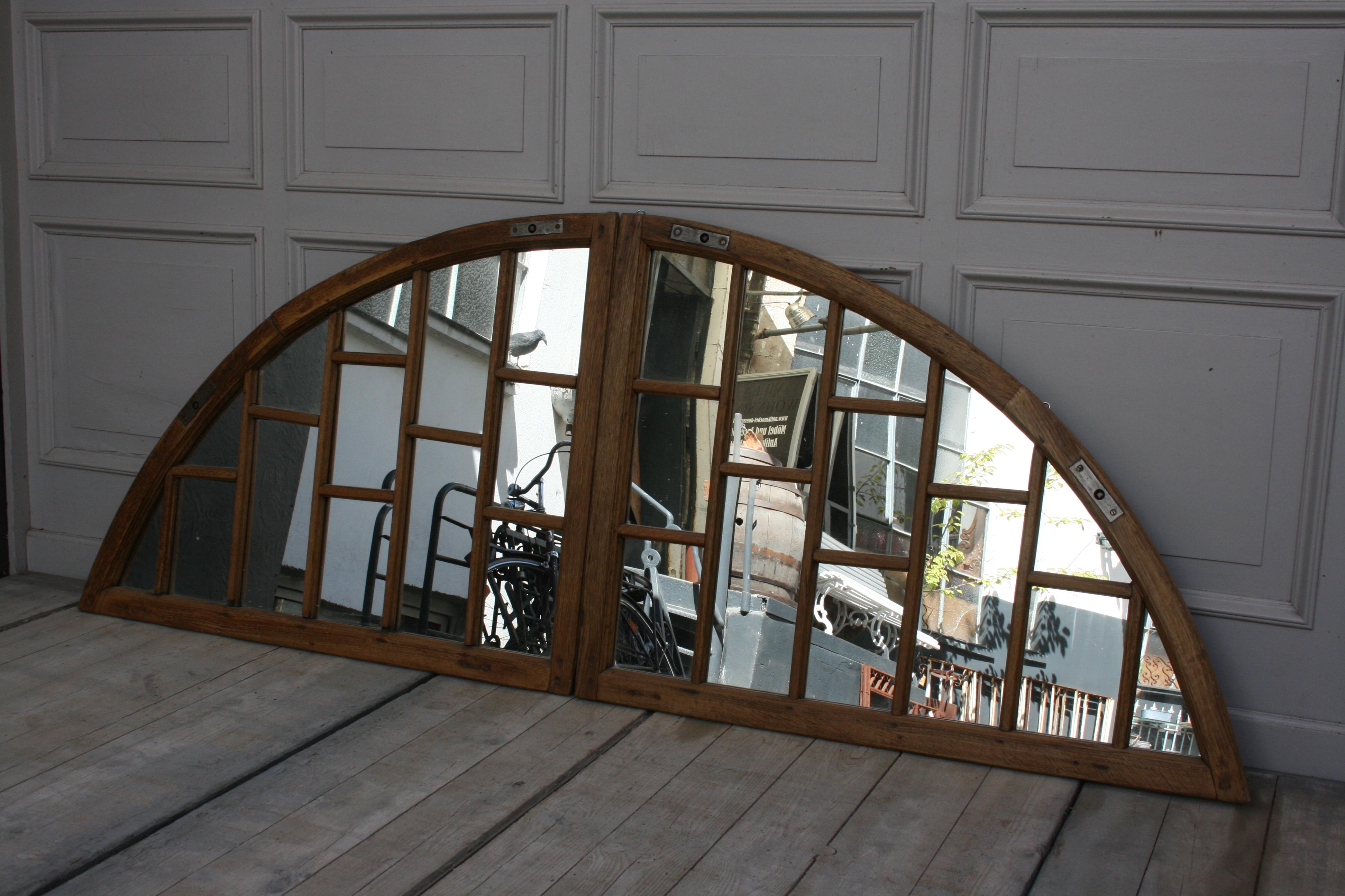 Late 19th Century Antique Window Mirror, Swiss Patrician House