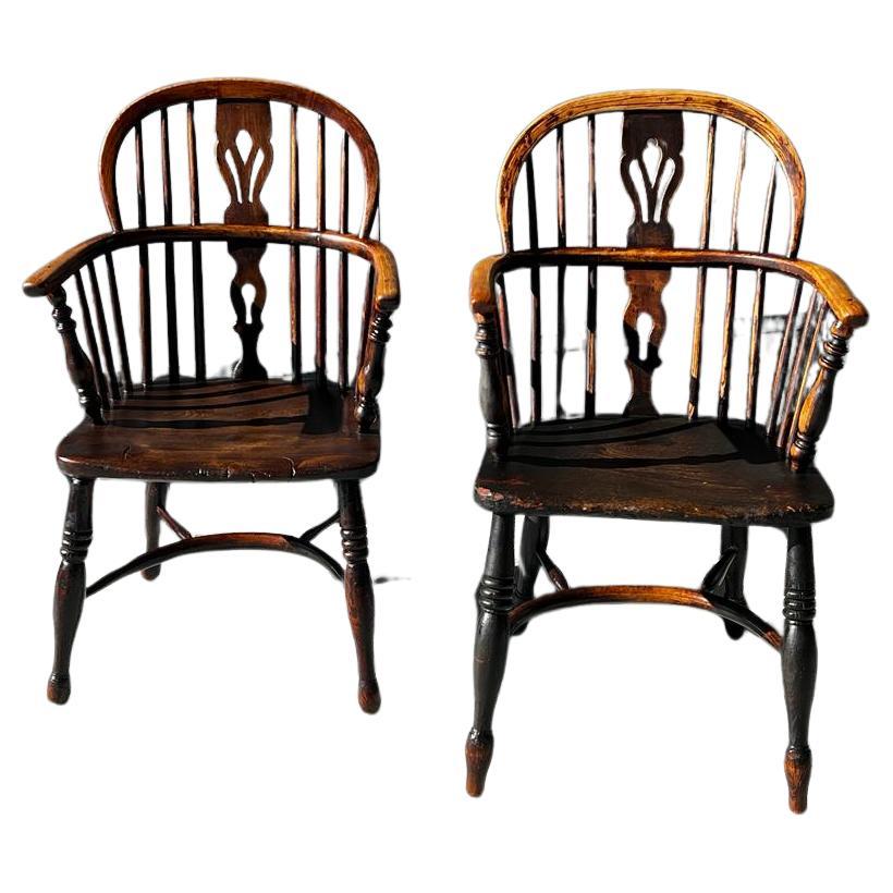 Antique Windsor archair, English,  1900 For Sale