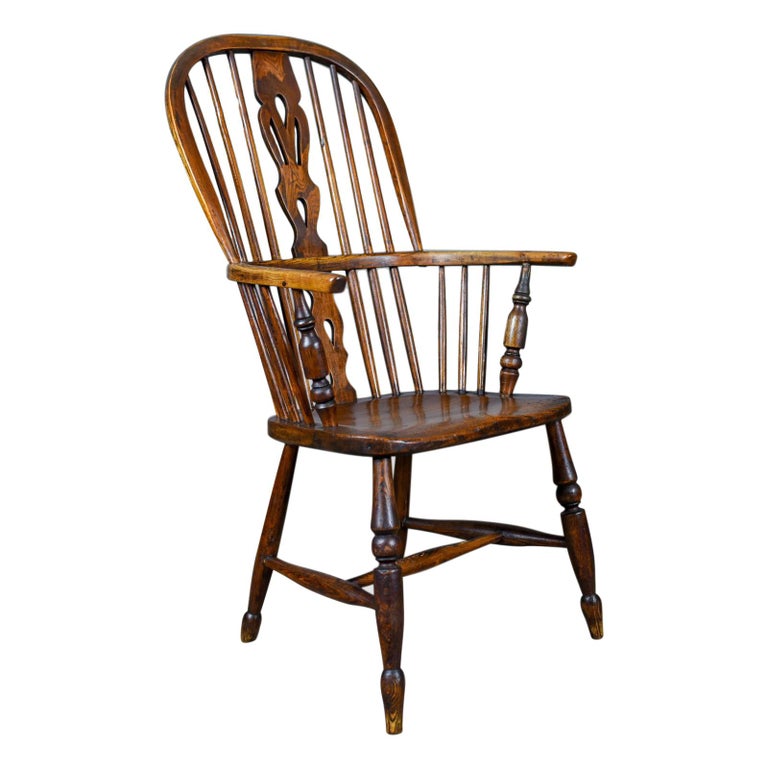Antique Windsor Armchair English, Victorian, Stick Back, Elbow Chair Antique Windsor Armchair English, Victorian, Stick Back, Elbow Chair, circa 1860 For - Antique Windsor Armchair English, Victorian, Stick Back, Elbow Chair