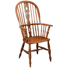 Antique Windsor Stick Back Chair, Victorian, circa 1870