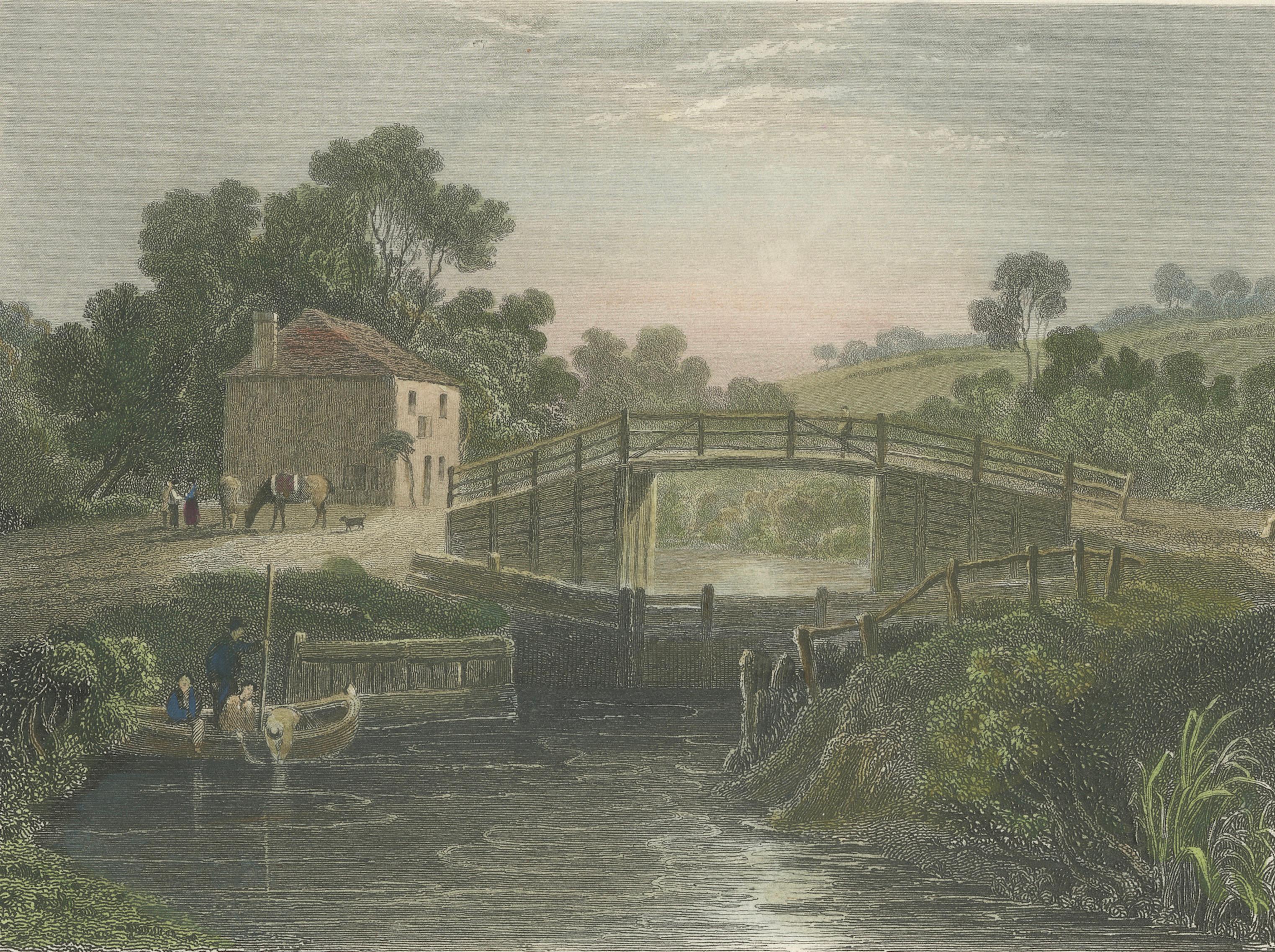 Antique Windsor Views Set – Hand Colored Engravings, England, c.1840
