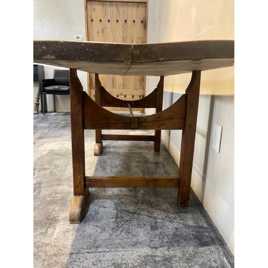 19th Century Antique Wine Barrel Table, FR-0235-03 For Sale