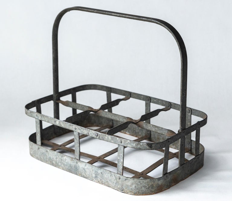 Antique Wine Bottle Carrier, France, Early 20th Century For Sale at 1stDibs