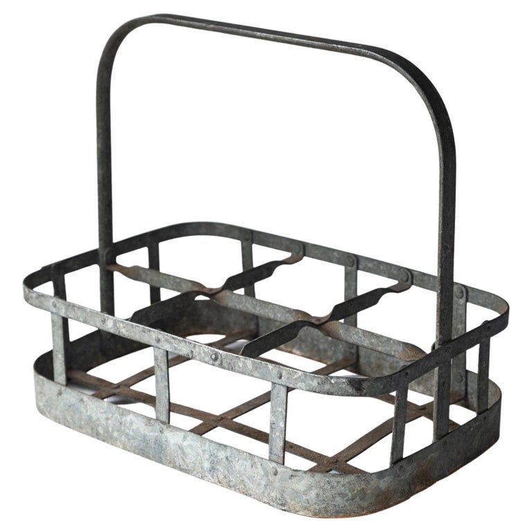 Antique Wine Bottle Carrier, France, Early 20th Century For Sale at 1stDibs