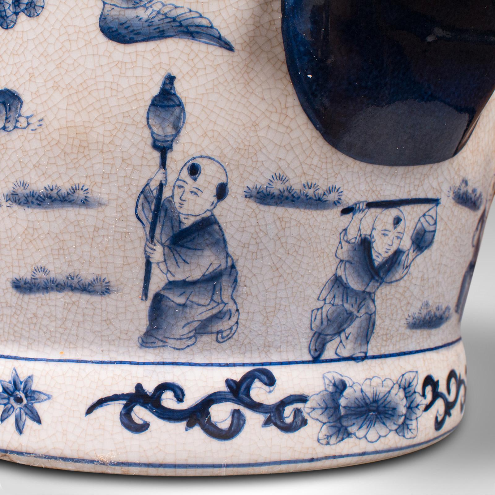 Antique Wine Bottle Cooler, Chinese, Decorative Ice Bucket, Planter, Victorian 3