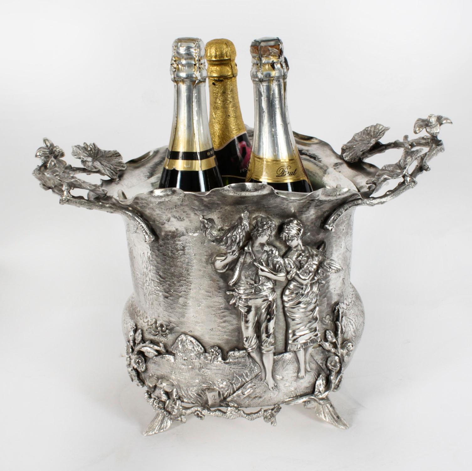 Seau à vin et champagne ancien 19ème siècle Bon état à London, GB