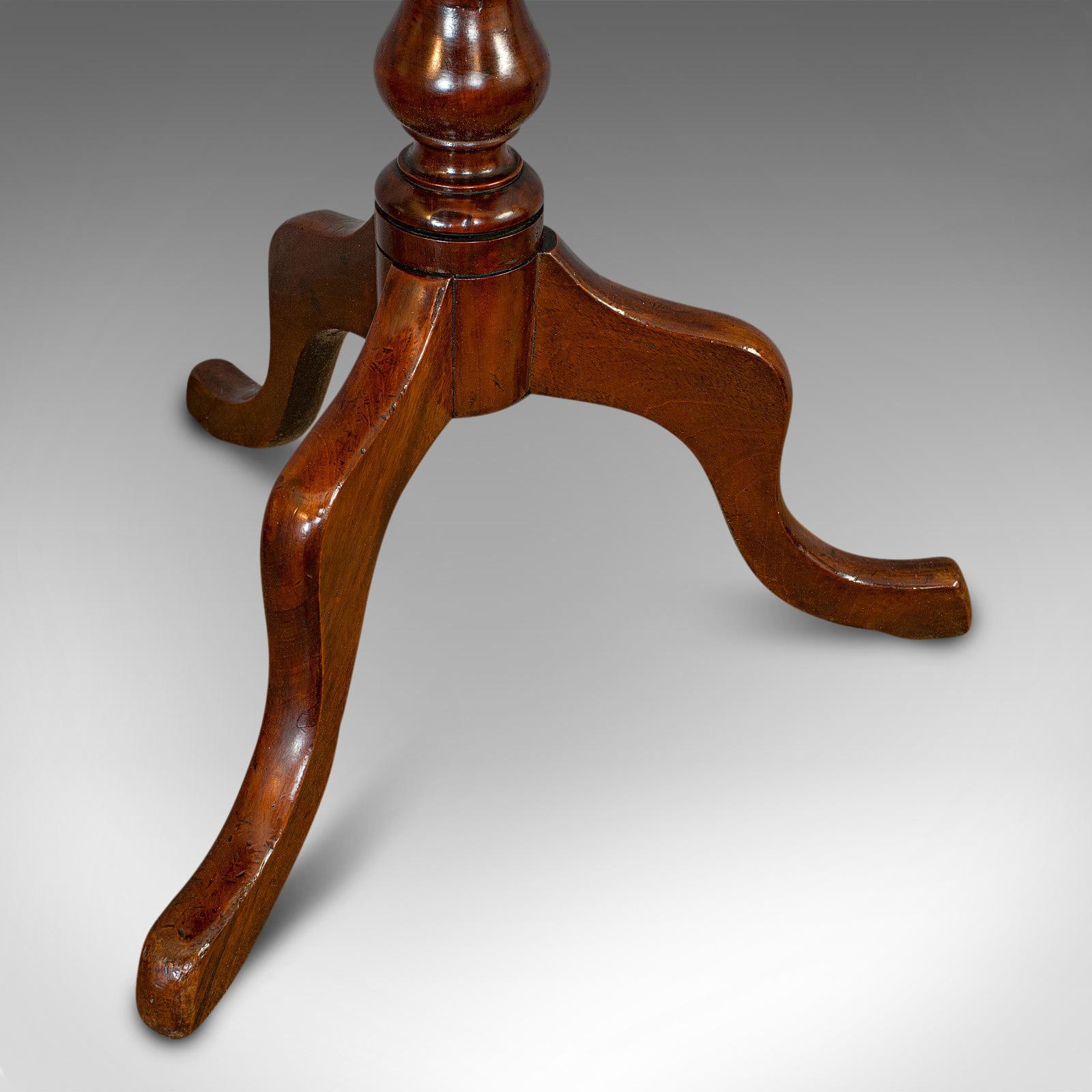 Antique Wine Table, English, Mahogany, Side, Lamp Stand, Victorian, circa 1870 5