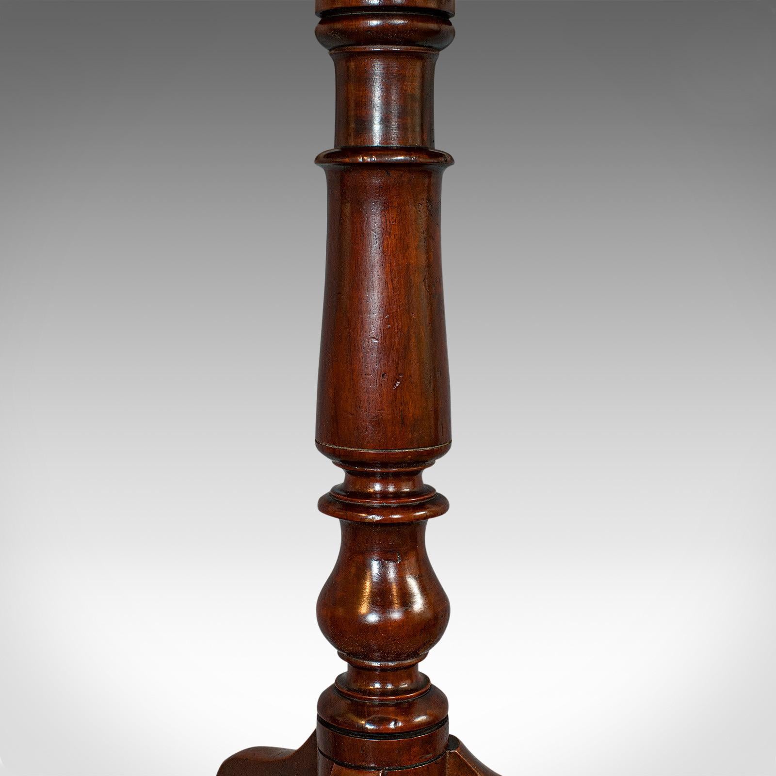 Antique Wine Table, English, Mahogany, Side, Lamp Stand, Victorian, circa 1870 4
