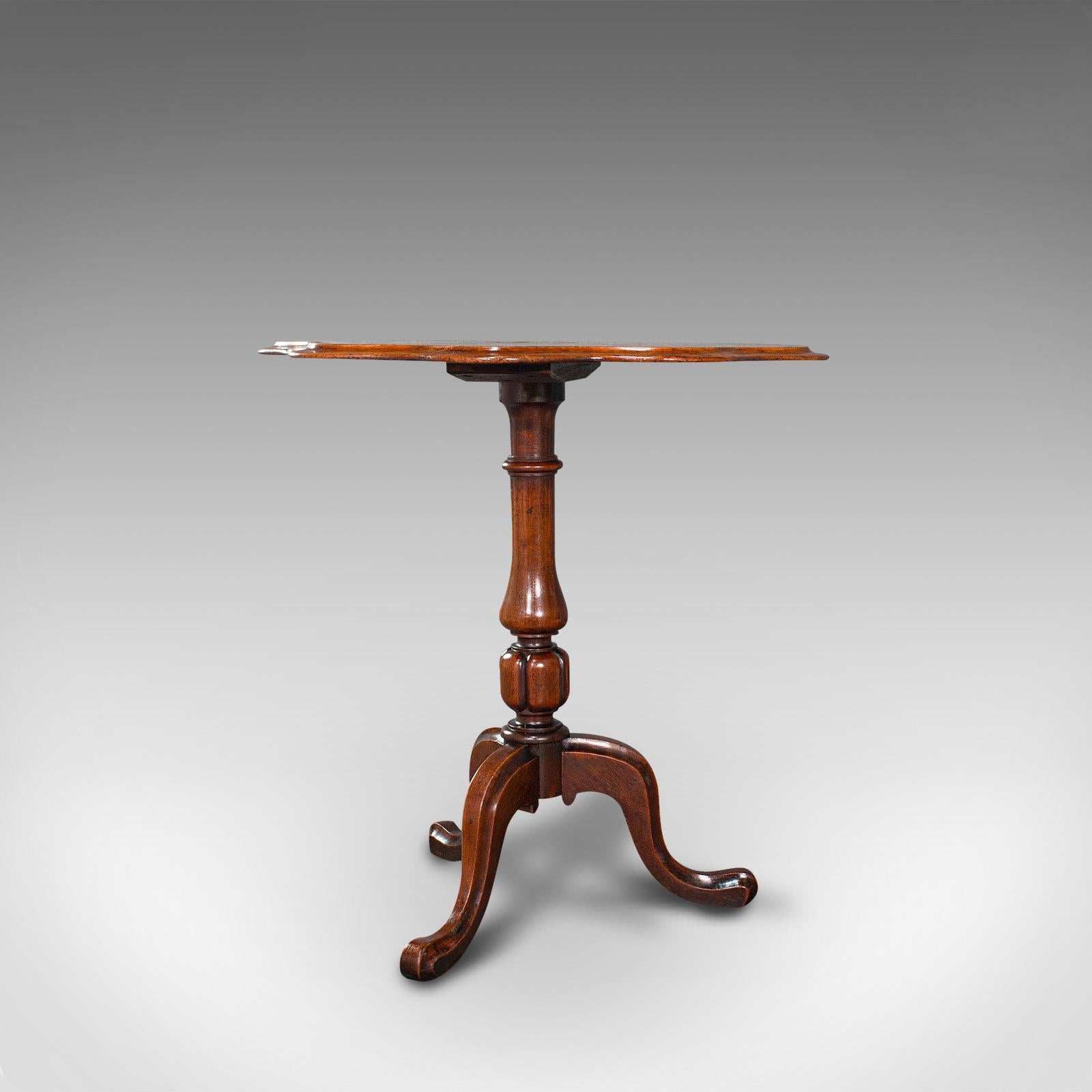 British Antique Wine Table, Mahogany, Burr Walnut, Inlay, Side, Marquetry, Regency, 1820