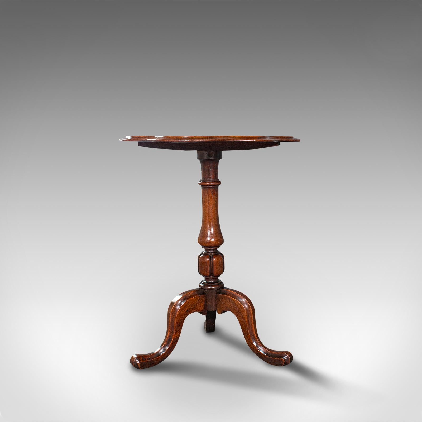 Antique Wine Table, Mahogany, Burr Walnut, Inlay, Side, Marquetry, Regency, 1820 In Good Condition In Hele, Devon, GB