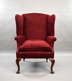 Antique Wing Back Armchair