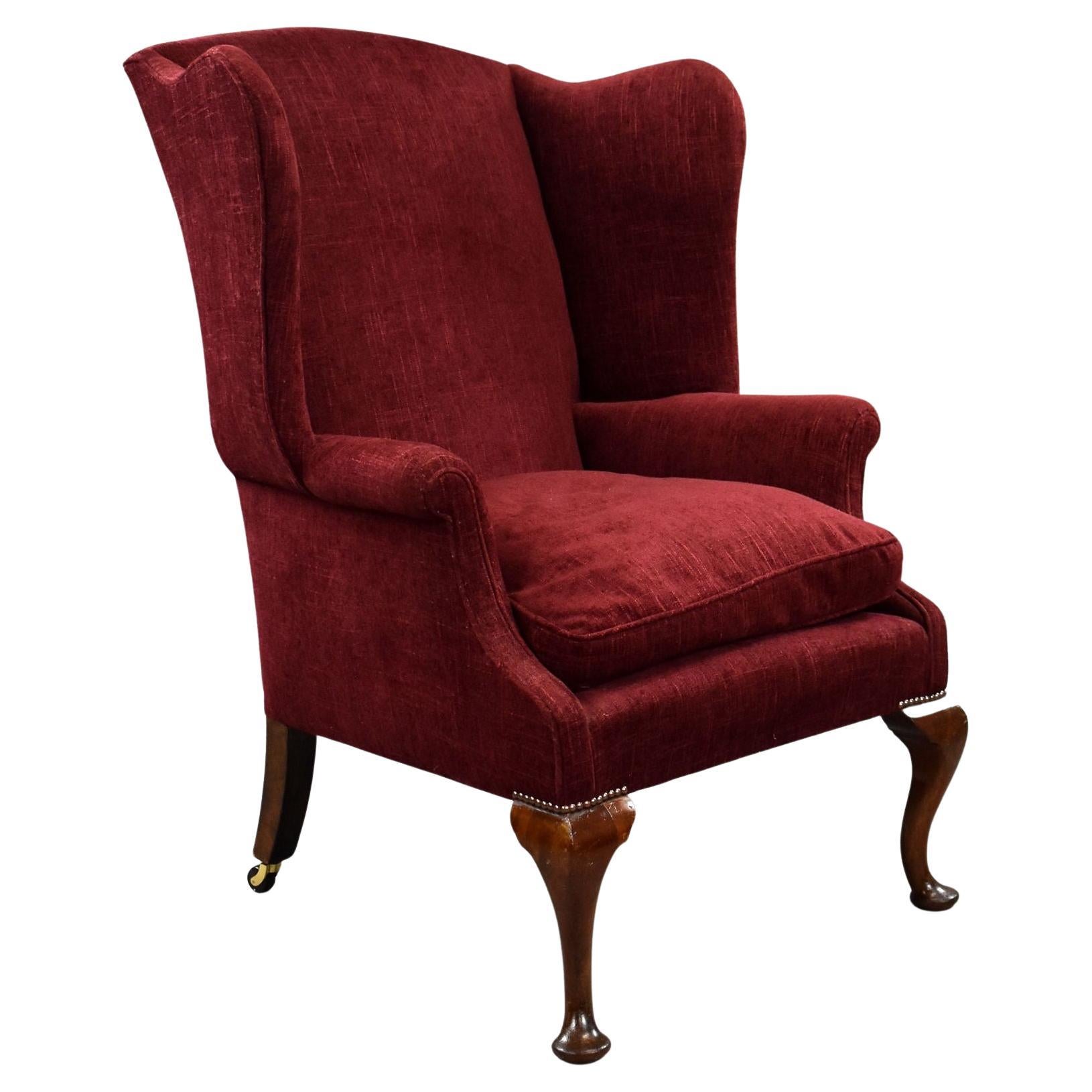 Antique Wing Back Armchair