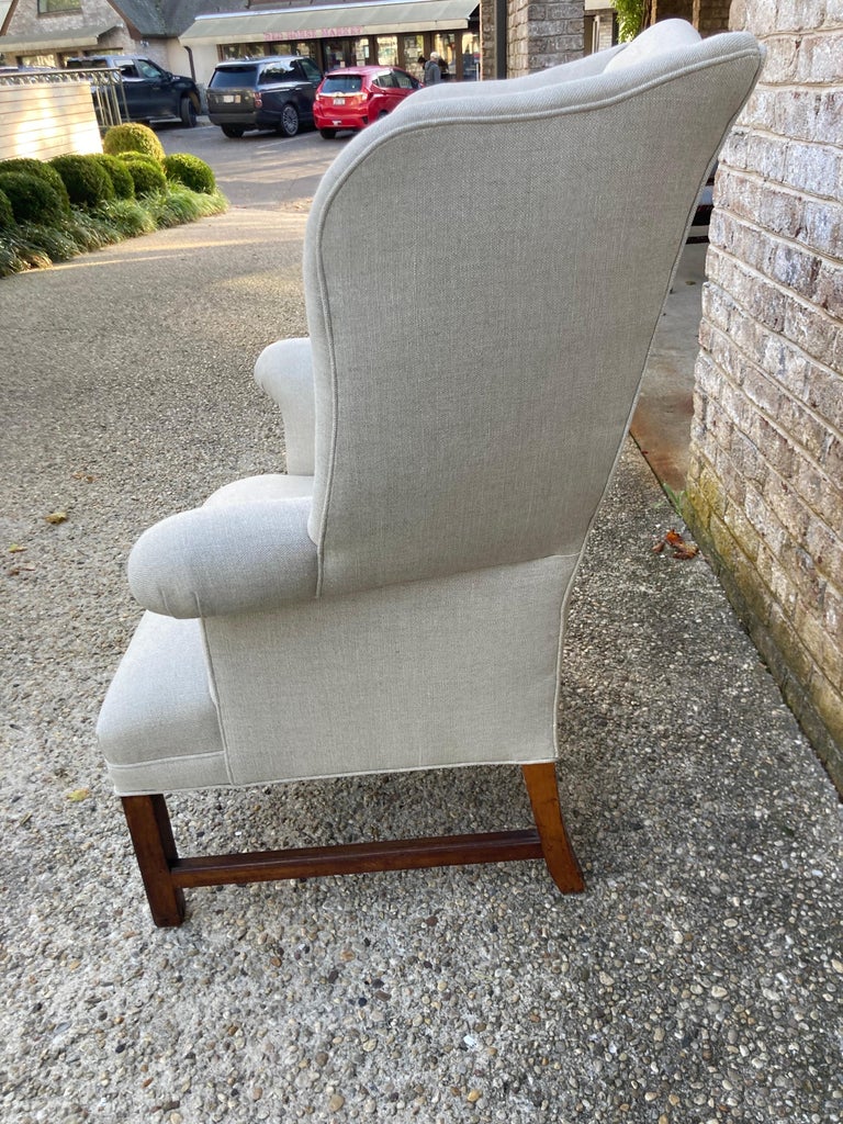 Antique Wingback Chair For Sale at 1stDibs