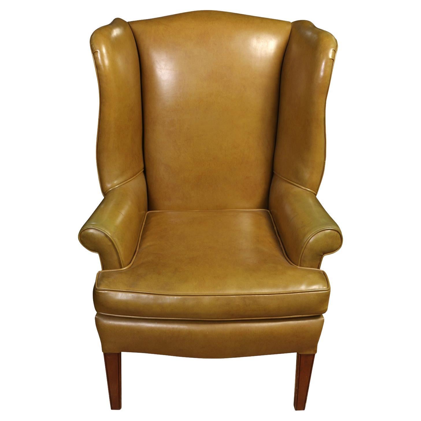 Antique Wingback Chair For Sale