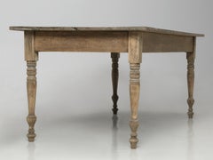 Antique Wisconsin Bred Country Farm House Dining Table with a Great Patina
