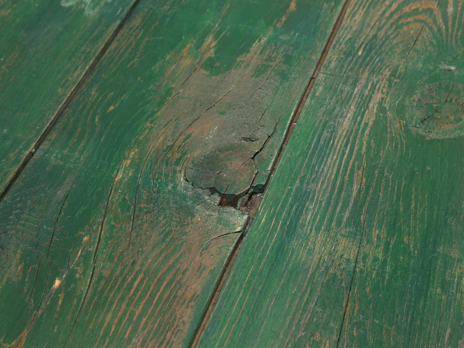 Table de ferme ou table à manger ancienne du Wisconsin en peinture verte d'origine, non restaurée en vente 1