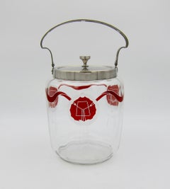 Antique WMF Secessionist Biscuit Barrel Cookie Jar