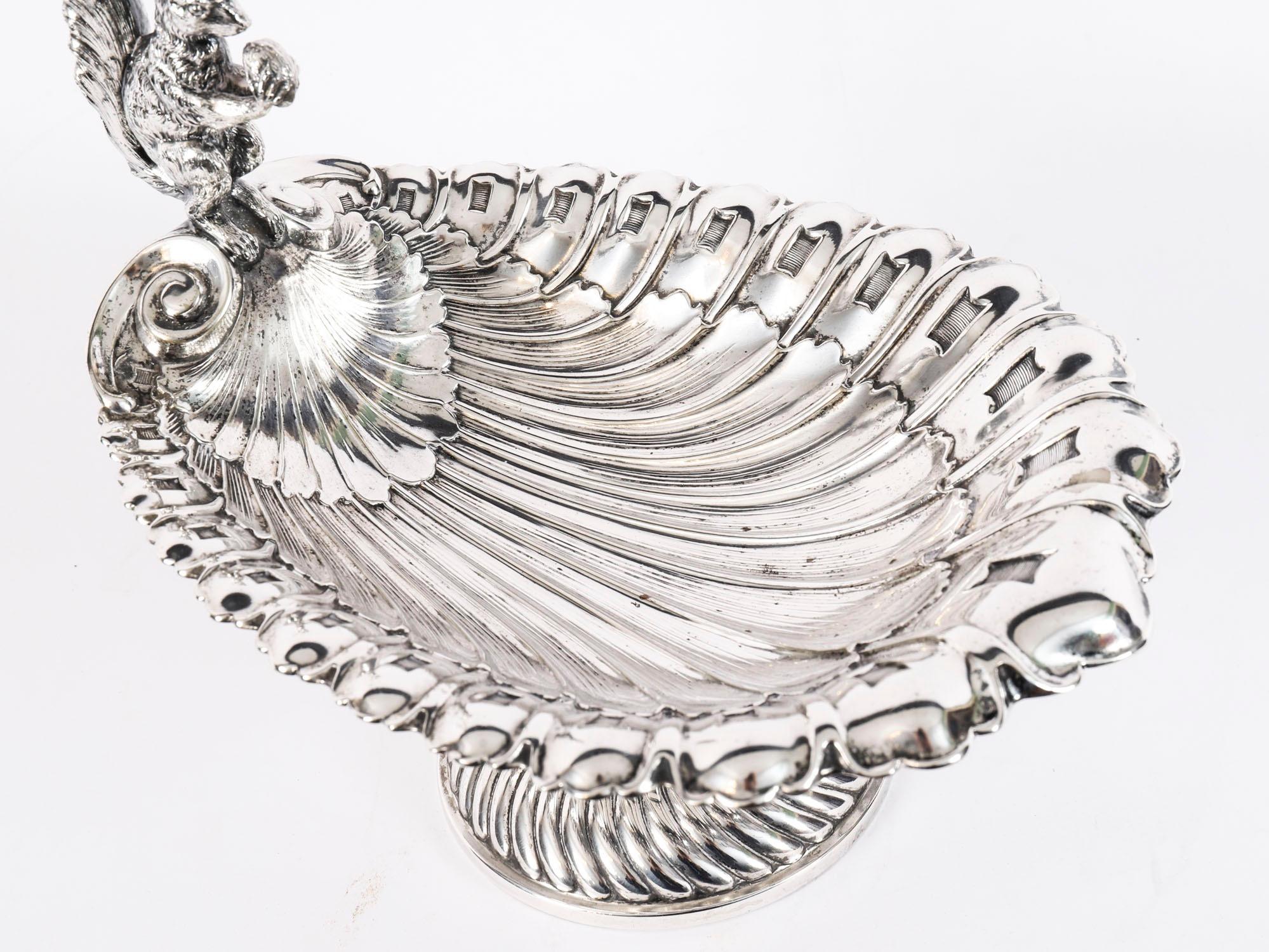 Antique WMF Silver Plated Squirrel Nut Dish 19th Century For Sale 6